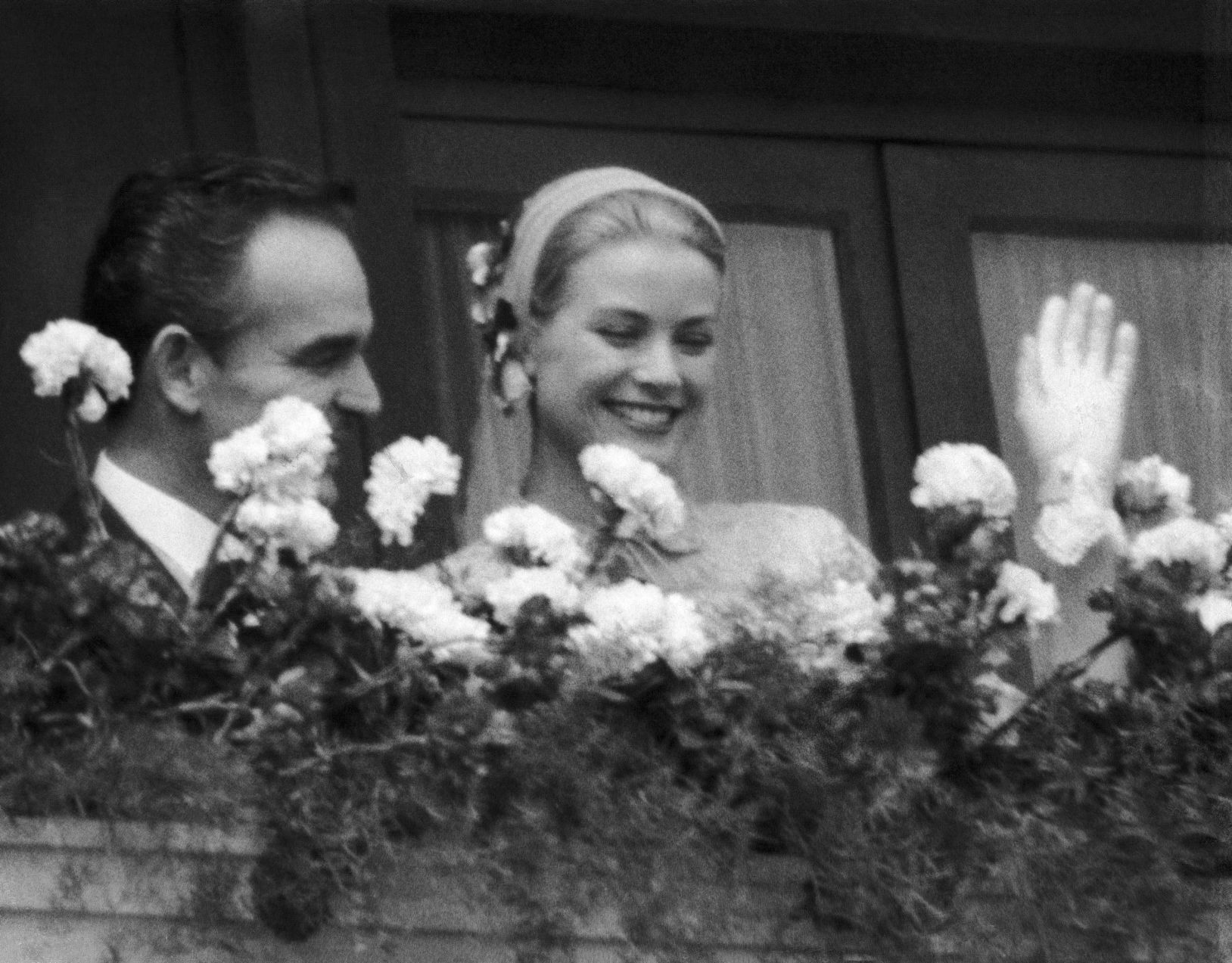 1956: Prince Rainier and Grace Kelly